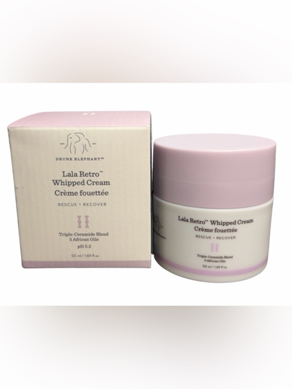 Drunk Elephant Lala Retro Whipped Cream - Cream Moisturizer - Triple Ceramide